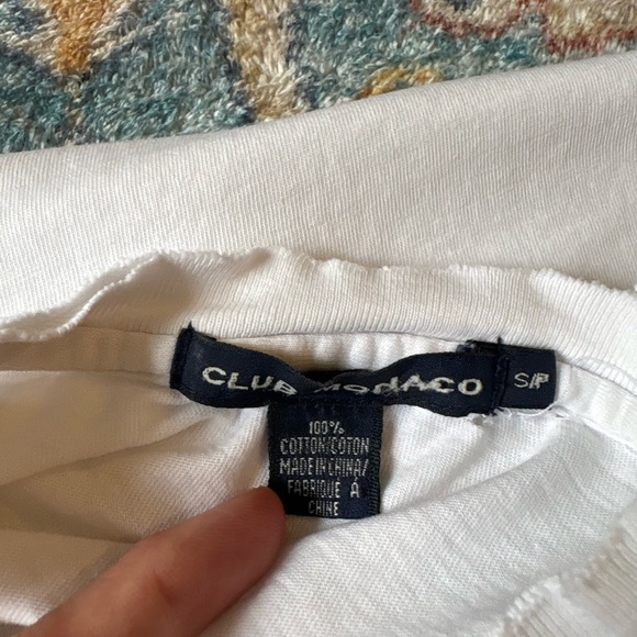 Vintage Club Monaco Logo T-shirt Small - Picture 3 of 6